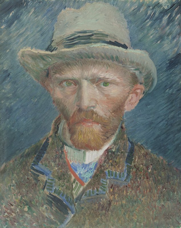 Zelfportret Vin-cent van Gogh, 1887